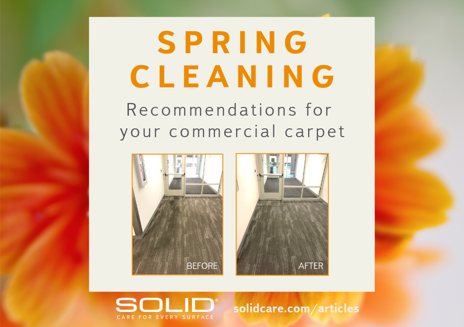 spring cleaning for commercial carpet facility management