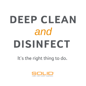 COVID 19 Deep Clean and Disinfectant recommendations