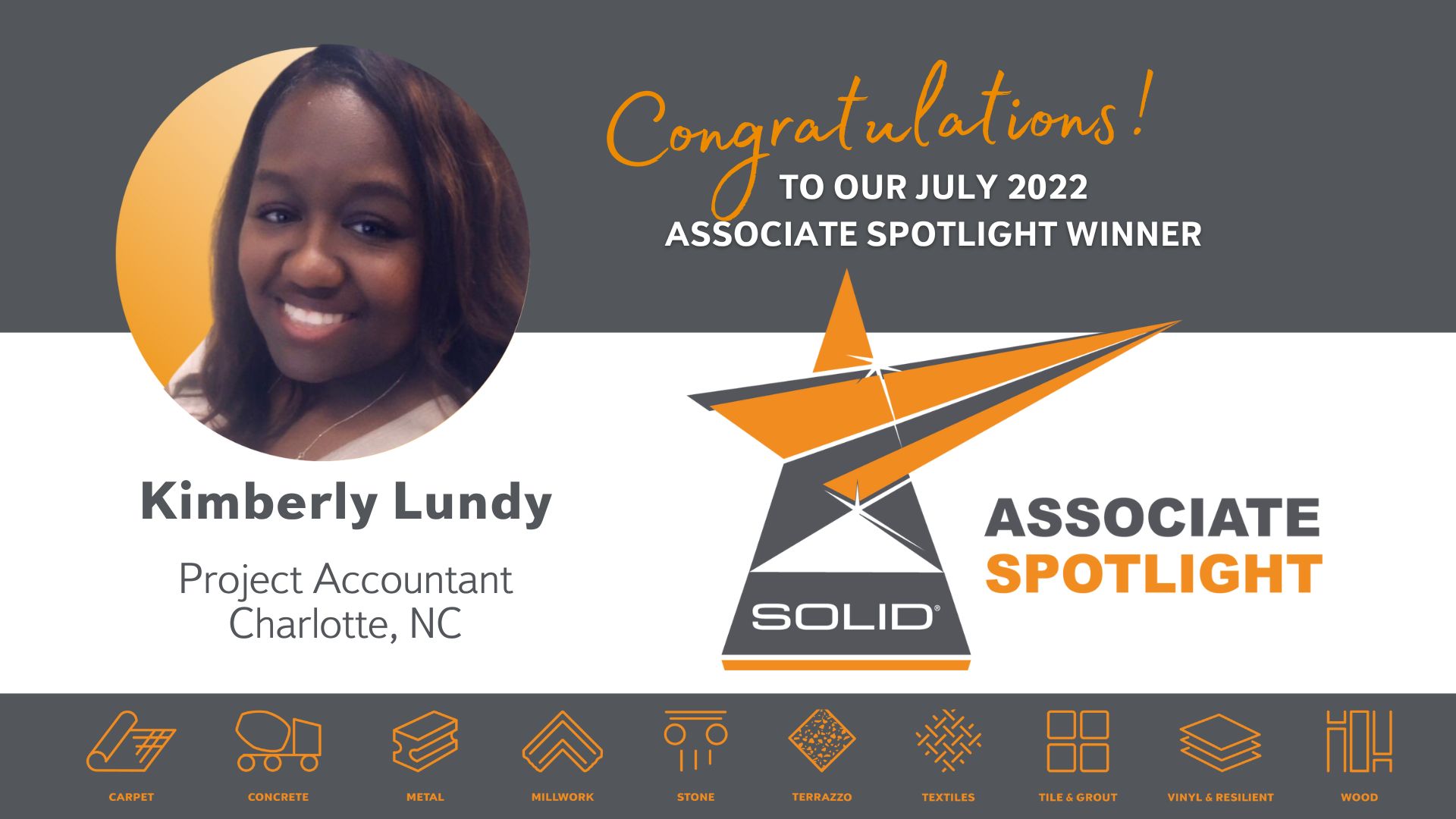 Meet Kimberly Lundy, SOLID's July Associate Spotlight Award Winner SOLID