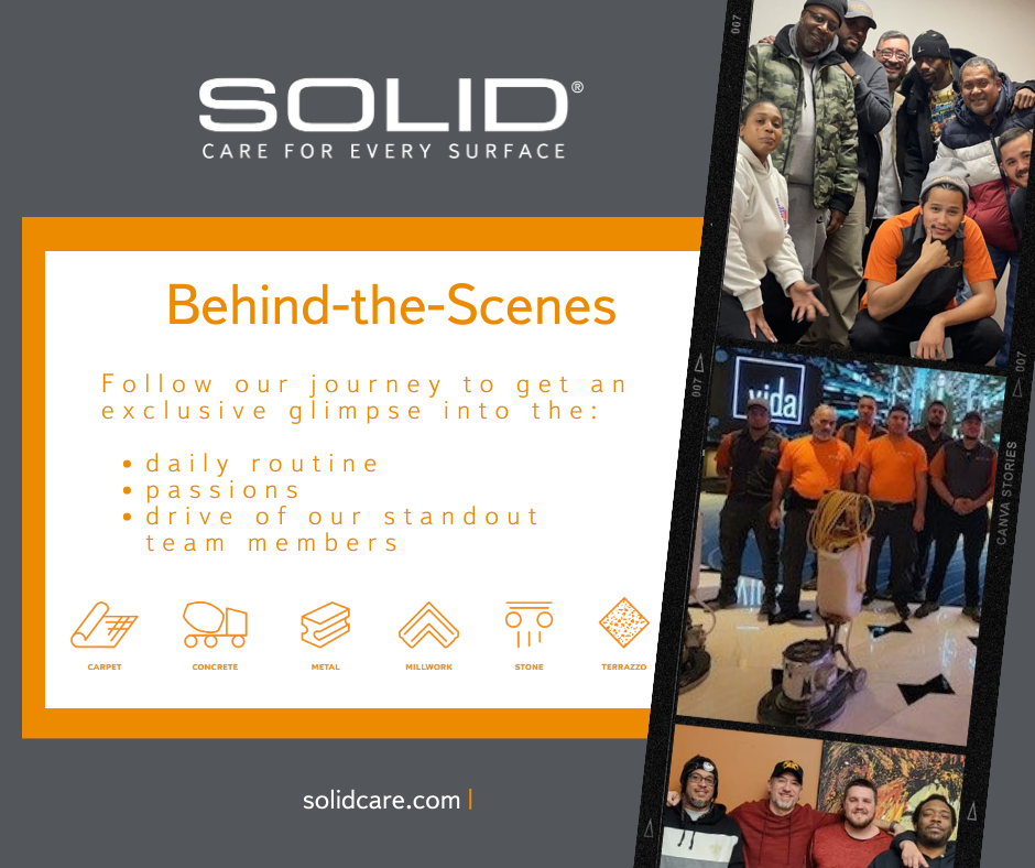 Introducing SOLID Surface Care's BehindtheScenes Campaign SOLID